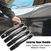 Mitsubishi 4 x Carbon Fiber Door Handle Covers