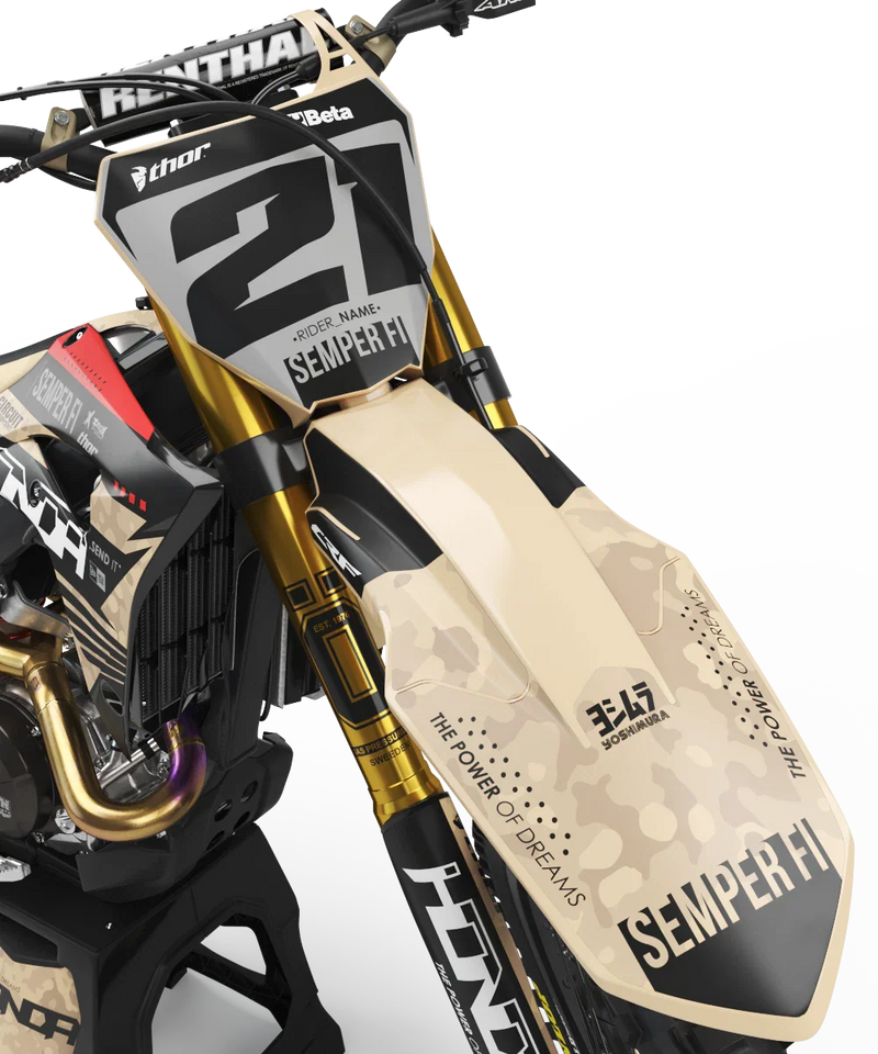 Honda CRF 450 Custom Graphic Kit TERRA Style Decals (2021-2024)