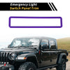 Jeep Wrangler JK (2011-2017) Purple Emergency Light Switch Panel Trim