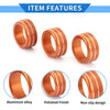 Honda Civic (2022-2024) Orange Engine Start Switch Knob Cover Ring 4 x