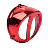 GY6 Jog 50 Motorcycle - Red Modified Fan Cover
