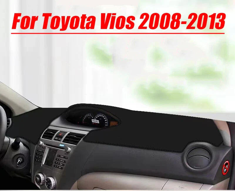 Toyota Vios Leather Dashboard Dash Cover Protector Mat (2008–2013)