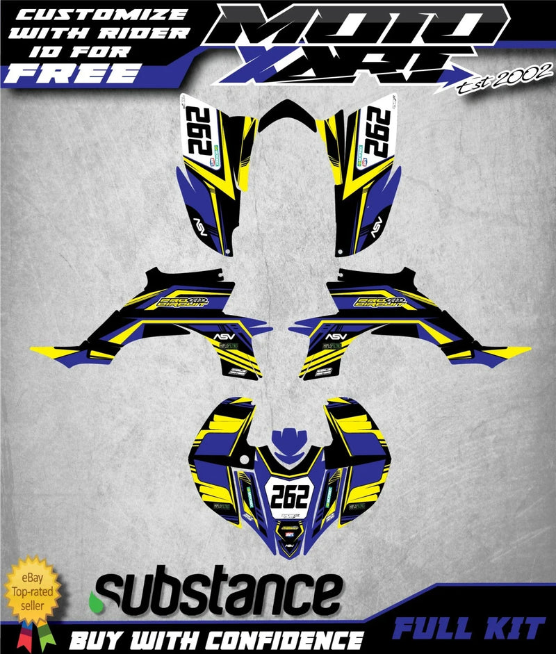 Yamaha YFZ Graphics STRIKE Style Stickers Decals (2003-2008)