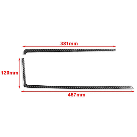 Volkswagen Golf MK8 Black Interior Gear Shift Side Frame Trim (2021-2023)