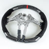 BMW F10 F11 F07 F12 F13 F06 F01 F02 Steering Wheel Carbon Suede Red (2010-2017)