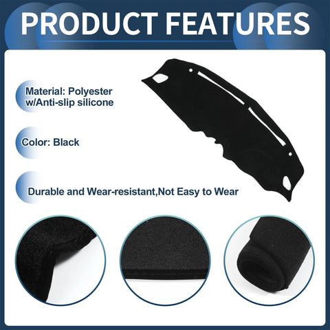 Suzuki Swift ZC33S 2018-2024 Black 1 Set Dashboard Cover Mat