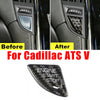 Cadillac ATS-V Real Carbon Fiber Ignition Start Stop Buttons Cover