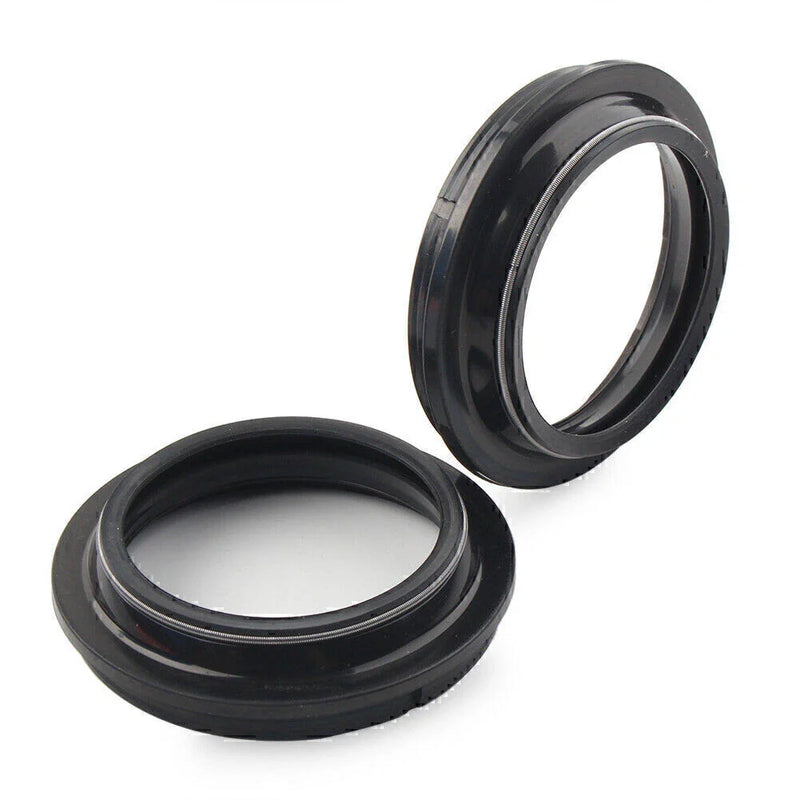 Cycle 41x52.5mm Front Fork Damper Shock Absorber Dust Seals Set