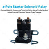 Ride On Lawn Mower - Bottom / Side Mount 12V Starter Solenoid