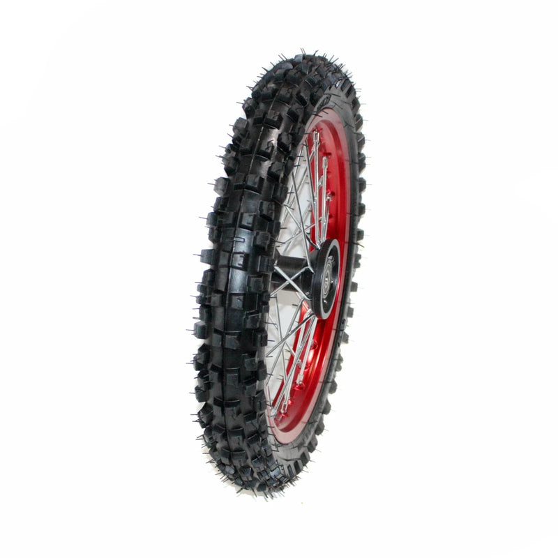PIT PRO Trail Dirt Bike 15mm 14" Front & 12" Rear Wheel Rim Tire
