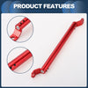 Motorcycle Handlebar Red Motorcycle Cross Bar / 34cm / Mirror Mount
