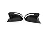 Honda Civic Glossy Black Ox Horn Rearview Mirror Lid Cover Trim (2012-2015)