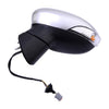 Ford Fiesta MK7 Silver Left Side Rearview Mirror (2013-2017)