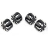 Harley 883 4 x Motorcycle Engine Screw Topper Cover Head Bolt Caps Black