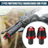 End Plug / 18-20mm / Motorcycle Handlebar Aluminum Alloy Red 2 x