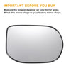 Honda Civic Left Right White Mirror Glass w/ Back Non-heated (2006-2011)