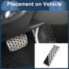 Jeep Grand Cherokee (2022-2025) - Silver Tone Footrest Pedal Cover