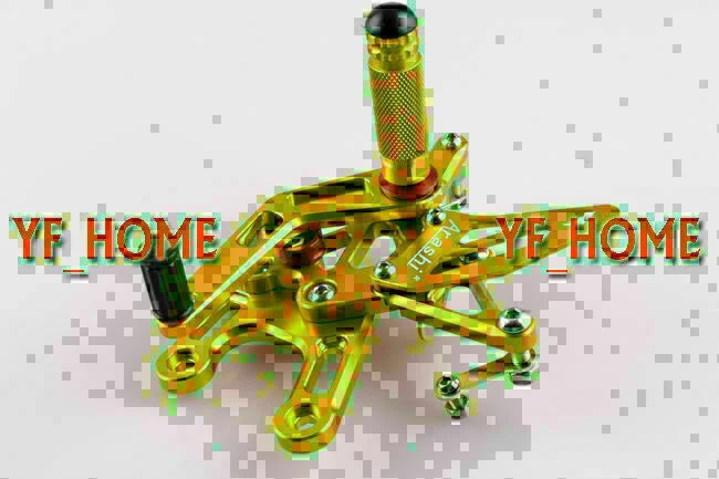 Kawasaki Ninja ZX10R Gold Adjustable Rearset Footpeg (2008-2010)