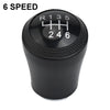 Audi A4 B5 C5 Shift Knob Black PU Leather (1994–2005)