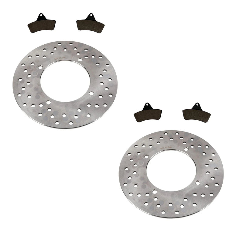 Arctic Cat Bearcat 454 Front Brake Rotors & Semi-Metallic Pads (1996–1998)
