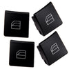 Benz C E C220 CLA GLK W204 W212 W166 4 x Window Knob Button Covers (2010-2023)