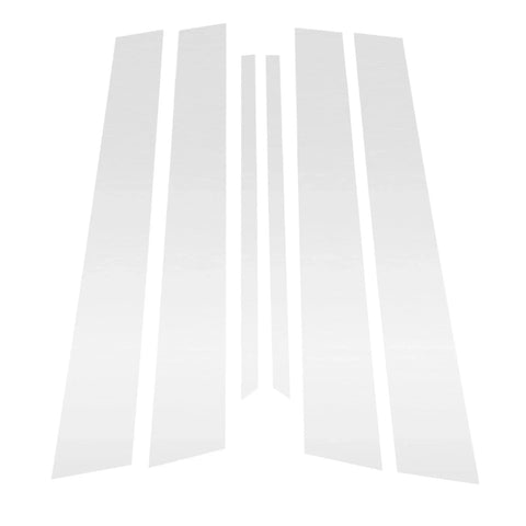 Nissan Sentra (2000-2006) Chrome Silver 6 Pcs Door Pillar Window Trim