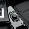 BMW 3 Series F30 F33 F34 F36 Carbon Fiber Multimedia Switch Cover Trim
