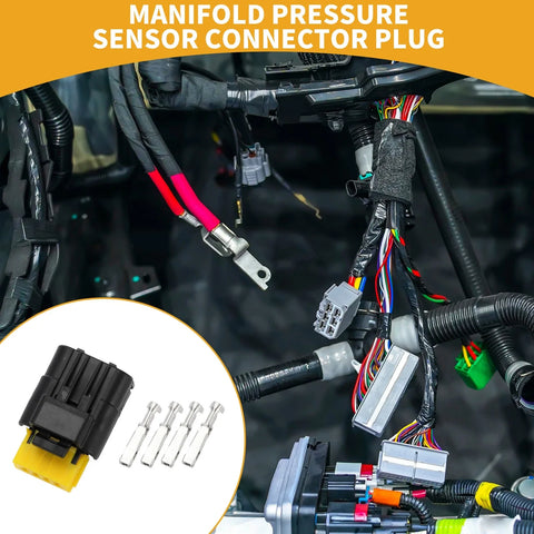 PEUGEOT 206 207 306 307 4 Pin Manifold Pressure Sensor Connector (2000-2014)