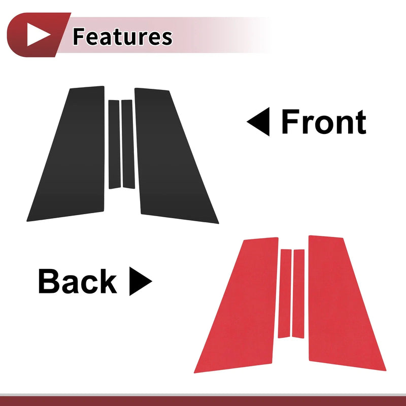 BMW 8-Series Door Pillar Window Trim (2010-2015)