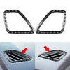 Jeep Cherokee Carbon Black Dashboard Air Vent Outlet Cover Trim (14-23)