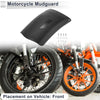 Motorcycle Fender / 1 Set / Front Black 01 mounting screws 22x11cm