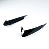 Mercedes Benz C205 2 x Black  Rear Bumper Flap Spoilers (2015-2020)