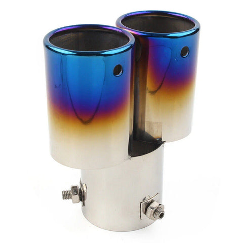 Car Accessories Stainless Steel Dual Exhaust Pipe Tail Muffler Tips