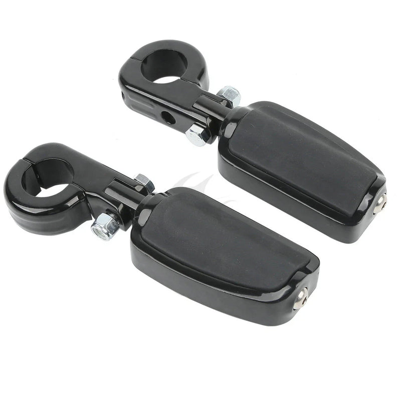 Harley Softail Fatboy Deluxe 1 1/4" Highway Bar Foot Pegs