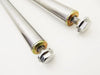 Yamaha YZ80 670mm Silver Front Fork Leg Set (1974-1976)