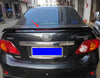 Toyota Corolla 2003-2013 with Brake Light Gloss Black Trunk Spoiler Wing