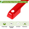 Ford Bronco (2021-2025) Red ABS 1 Set Exterior Door Handle Cover Trim