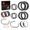 Kawasaki EN650 Vulcan S ABS Cafe / SE Fork Bushing Dust Oil Seals (2015–2023)