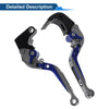 Honda CBR600RR (2007-2016) - Titanium Blue Adjustable Brake Clutch Levers