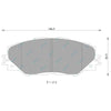 Toyota RAV4 ACA33R ACA38R GSA33R 2006~2013 Wagon Front Disc Brake Pad Set