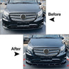 Mercedes Benz Vito 3 x ABS Front Bumper Splitter Spoiler Lip (2016-2023)