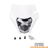 KTM 450 / 500 EXC, FREERIDE 250 F 1X LED Headlight & White Cover (2017-2023)