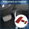 Ford Edge 3 Pcs Automatic Foot Accelerator Pedal Covers (2023)