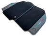 Ferrari F8 Spider Black Carbon Leather Tailored Floor Mats (2020-2023)