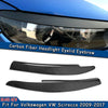 VW Scirocco (2009-2017) Carbon Fiber Headlight Eyebrow Eyelid Covers