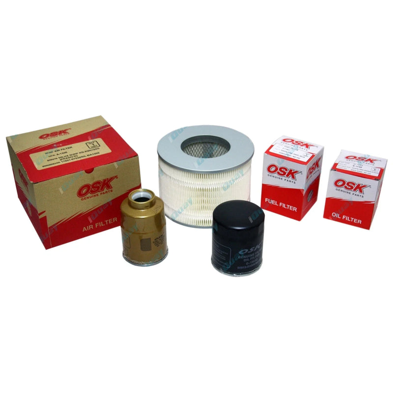 Toyota HZJ105 1HZ Diesel 4.2 Air Oil Fuel Filter Service Kit (1998-2007)