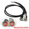 Universal Right Red Waterproof LED Switch Handlebar Mount
