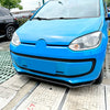 VW UP (2011-2015) 3 x Carbon Style Bumper Spoiler Lip Splitter