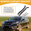 Honda CR-V (2007-2011) Black Rear Bumper Support Bracket 1 Pair