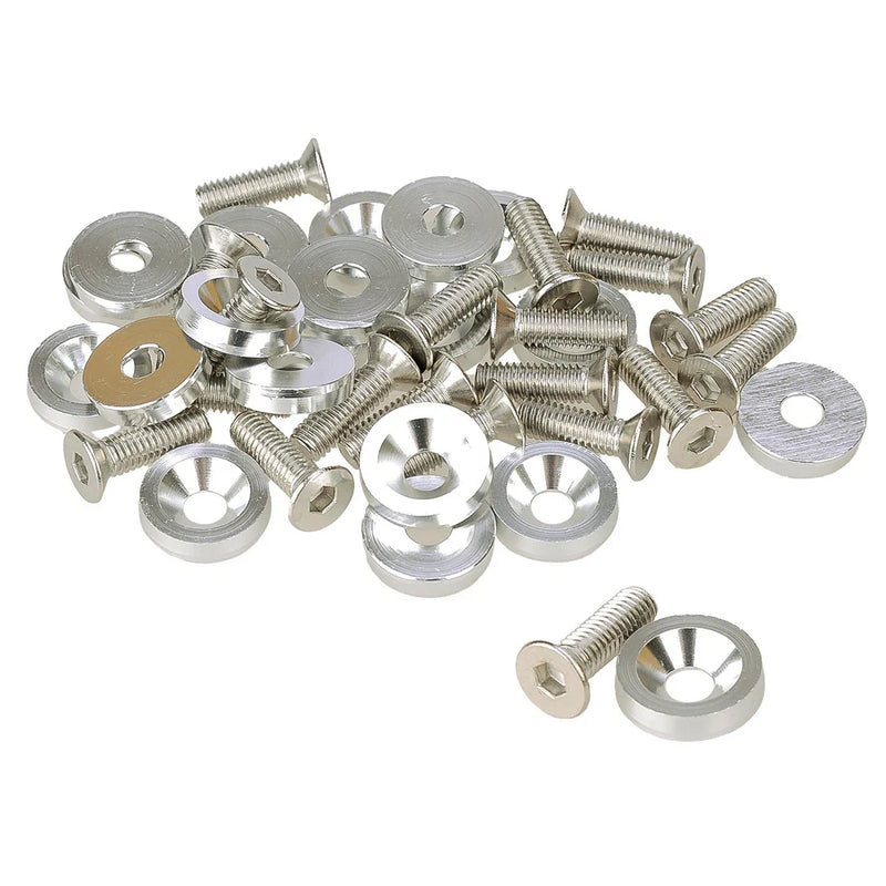 Engine Bay Dress Up 20 x Billet Fender Bumper M6 Washer Bolts